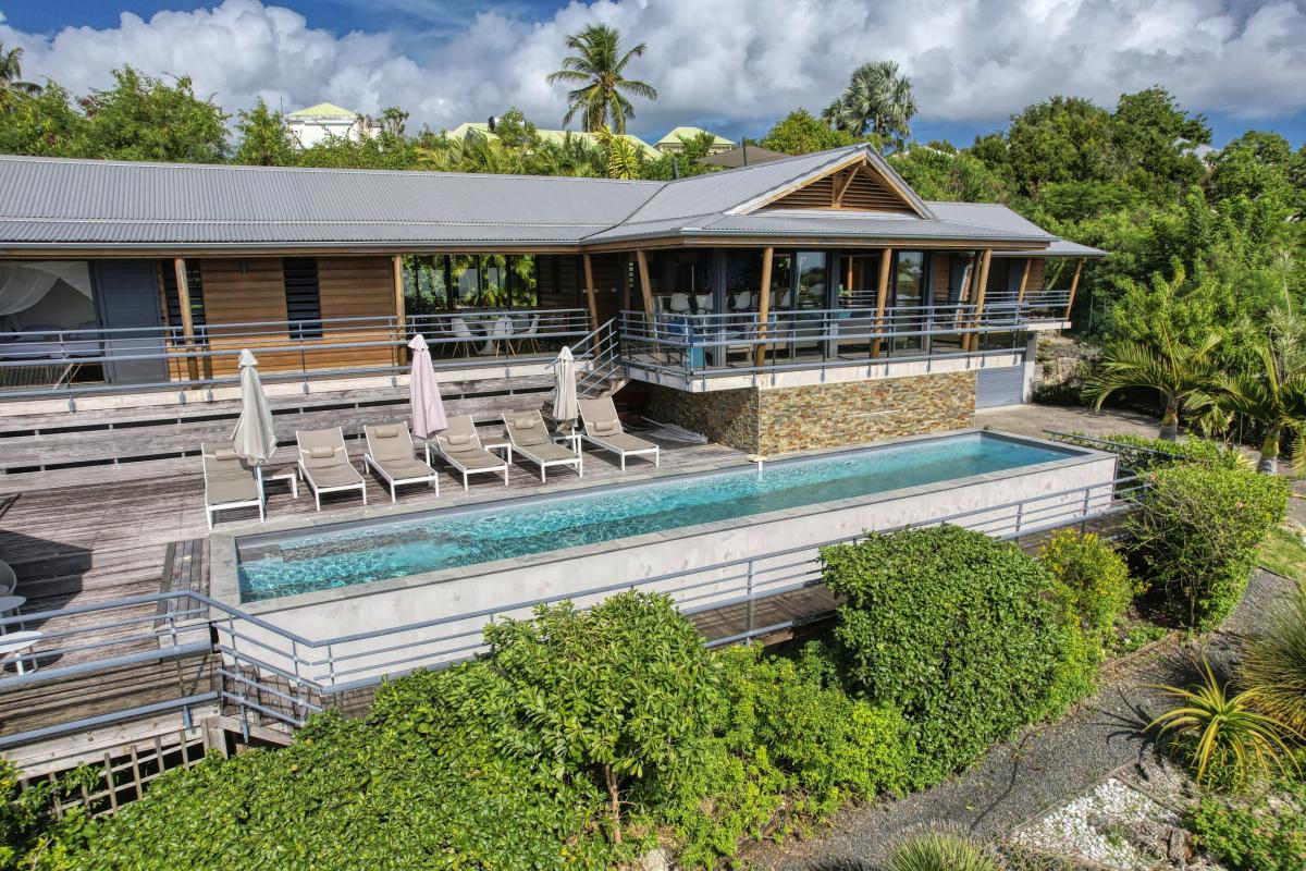 6.location villa piscine Saint François Guadeloupe_vue du ciel
